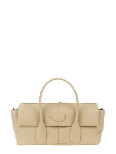 Tod's Ew Di Bag Reverse Handbag In White