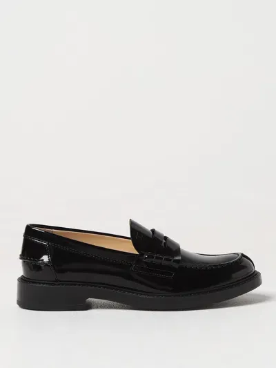 Tod's Patent-leather Loafers In Schwarz