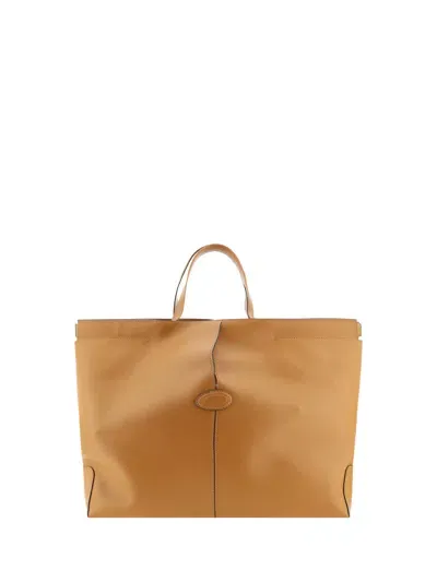 Tod's Shopping Bag In Cuoio