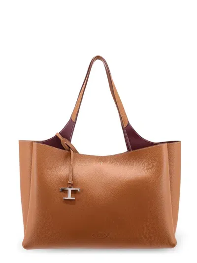 Tod's Shoulder Bag In Beige