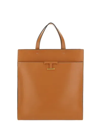 Tod's Slim Medium Tote Shoulder Bag In S410