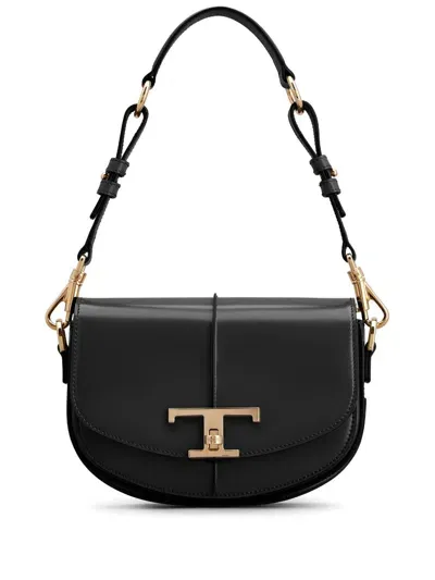 Tod's T-timeless Mini Shoulder Bag In Black