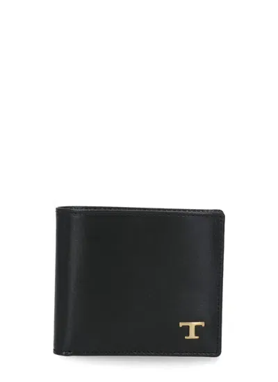 Tod's T Timeless Wallet In Black