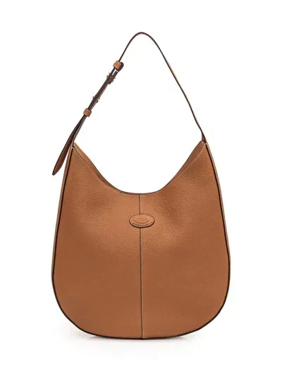 Tod's Di Bag Hobo Bag In Beige