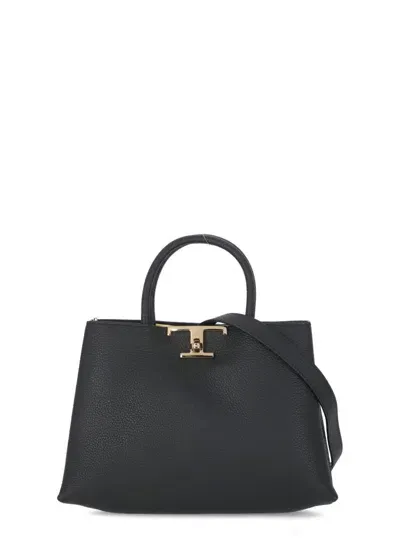 Tod's Shopping T Timeless Bag In Black