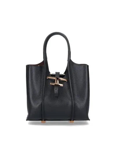 Tod's 't Micro' Handbag In Black