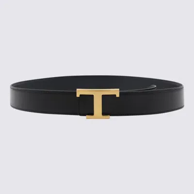 Tod's Dark Blue Leather Belt