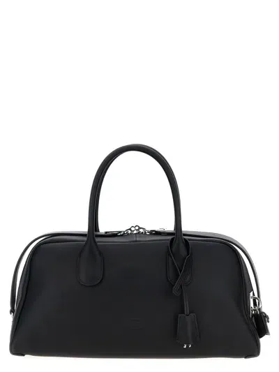 Tod's 'darsena' Medium Handbag In Black