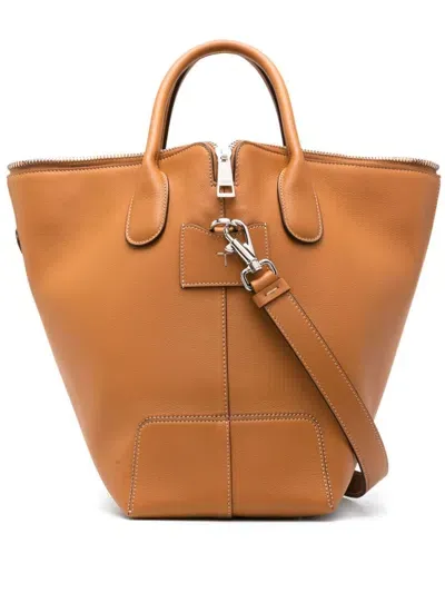 Tod's Di Bag Swing Medium Leather Tote