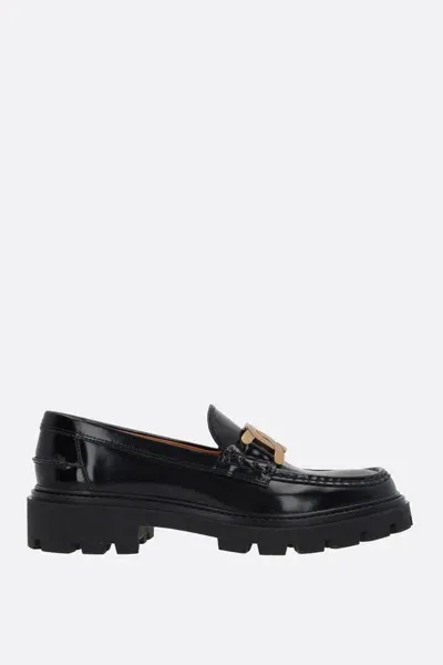 Tod's Flat Shoes In Black