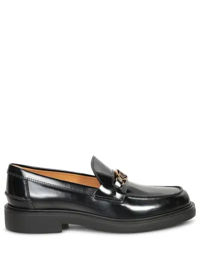 Tod's Flat Shoes In Black