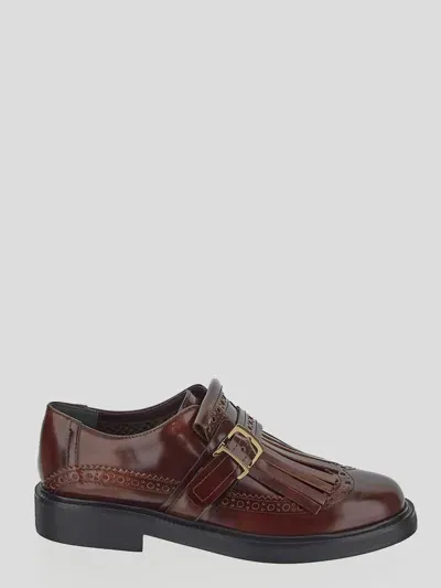 Tod's Monk Shoe In Brown