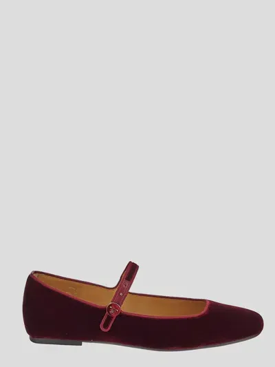 Tod's Ballerina Shoe In Red