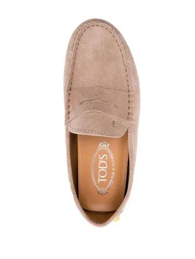 Tod's Flat Shoes In Powder