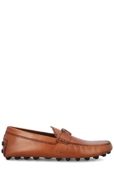 Tod's Gommino T Timeless Slip In Brown