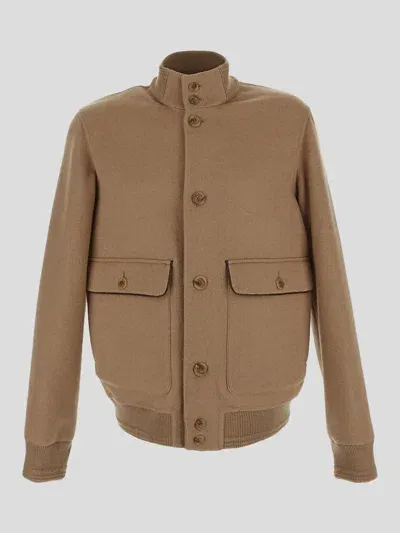 Tod's Camel Bomber In Beige