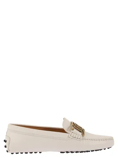 Tod's White Loafers