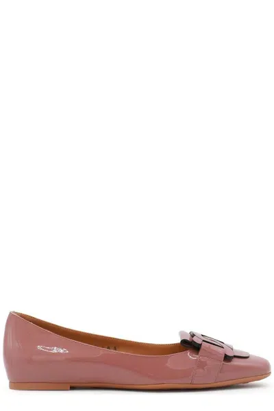 Tod's Wisteria Ballet Flats In Pink