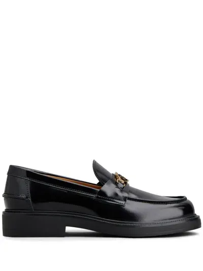 Tod's Black Leather Shoes