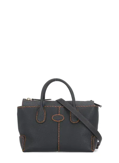 Tod's Small Di Bag In Black