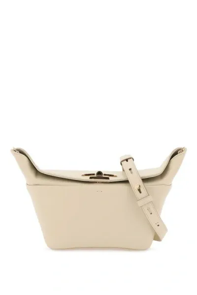 Tod's Timeless T Box Bag In Beige