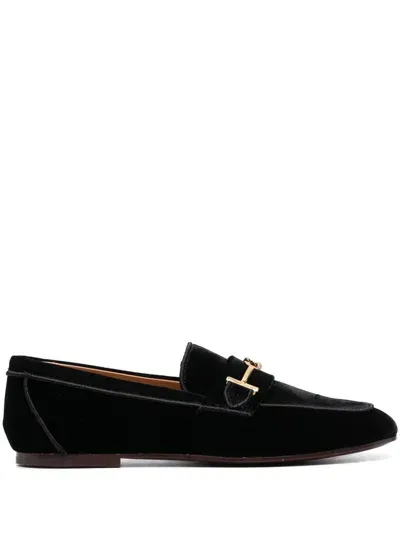 Tod's Velvet Loafers For In White