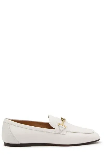 Tod's Loafer Mit Logo-schild In White