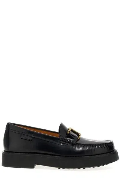 Tod's Women's T Timeless Leather Loafers In Black