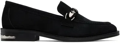 Toga Virilis Black Suede Loafers