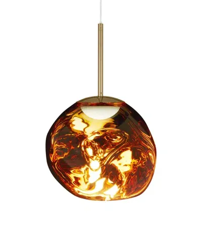 Tom Dixon Mini Melt Pendant Light In Gold