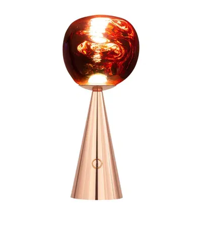 Tom Dixon Portable Melt Table Lamp In Brown