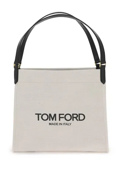 Tom Ford Amalfi Tote Bag In Black