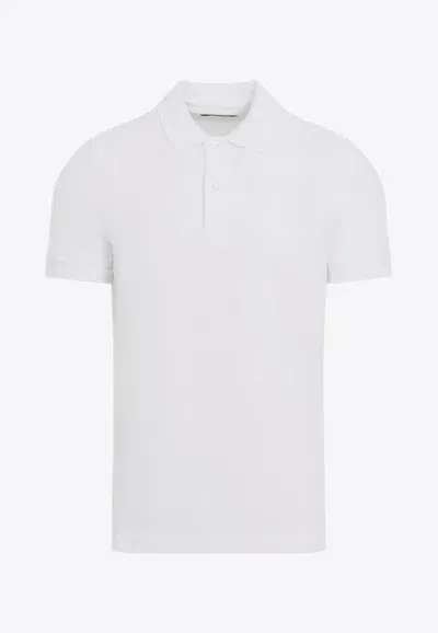 Tom Ford Basic Tennis Polo T-shirt In White