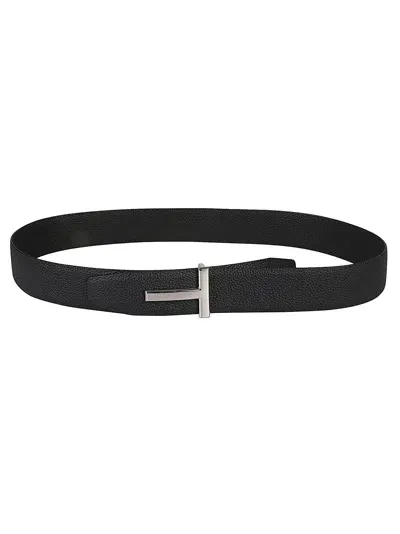 Tom Ford Belts In Dark Navy Black