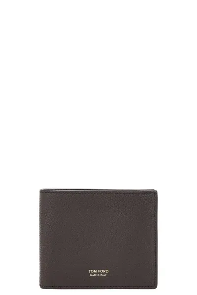 Tom Ford Bifold Wallet In Chocolate