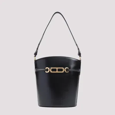 Tom Ford Black Medium Calf Leather Bucket Bag