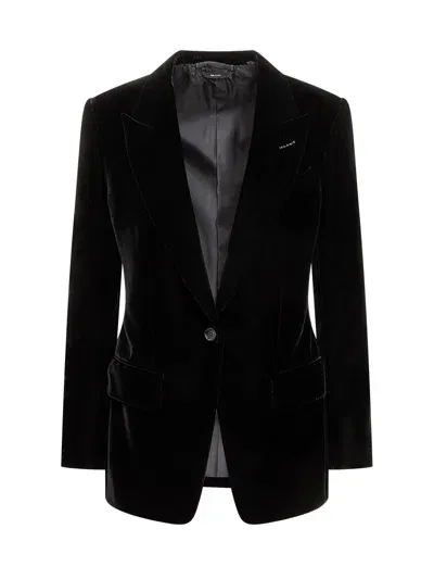 Tom Ford Blazer In Black