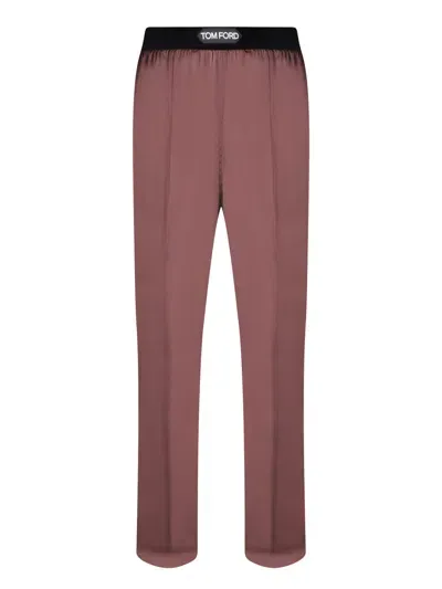 Tom Ford Brown Silk Pants