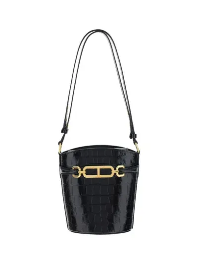 Tom Ford Bucket Bags In Black