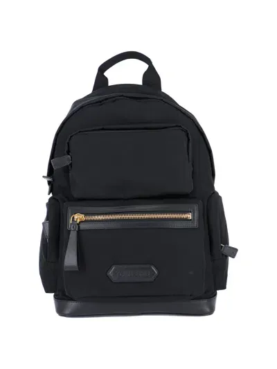 Tom Ford "buckley" Backpack In Black  