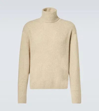 Tom Ford Cashmere And Silk Sweater In Beige