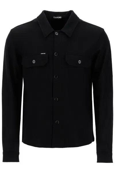 Tom Ford Cashmere Jacket For Men In Black