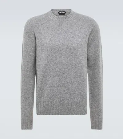 Tom Ford Cashmere Sweater In Light Grey