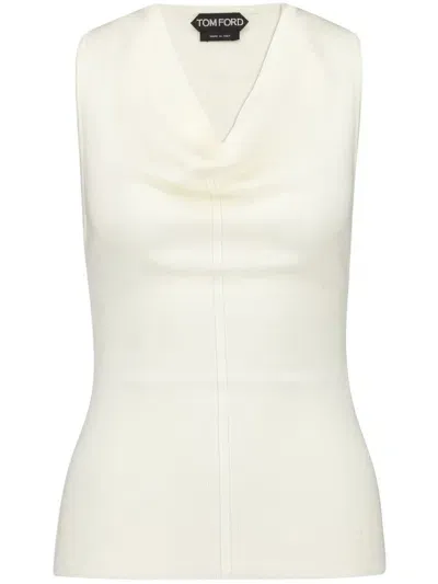 Tom Ford Cashmere Top In White