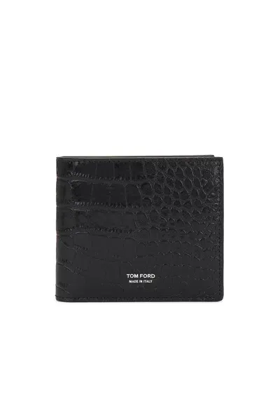 Tom Ford Classic Bifold Wallet In Black