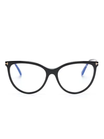 Tom Ford Clip-on Lenses Glasses In Black