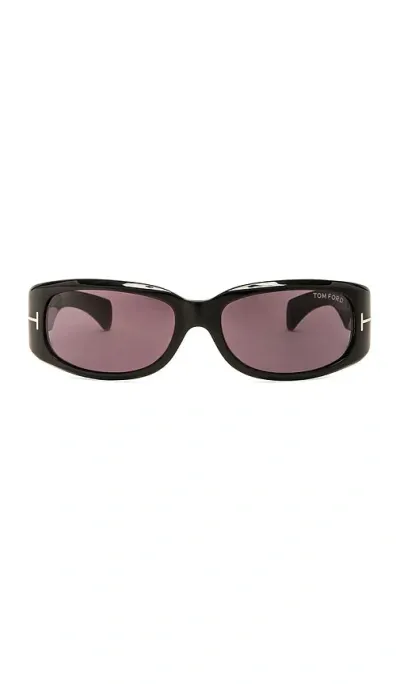 Tom Ford Corey Sunglasses In 샤이니 블랙