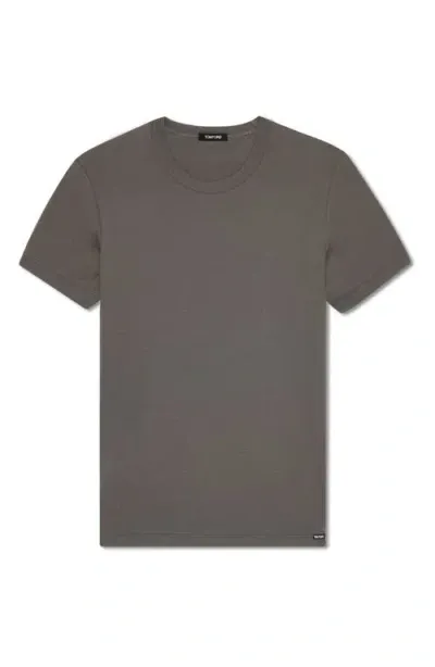 Tom Ford Stretch-cotton Jersey T-shirt In Green