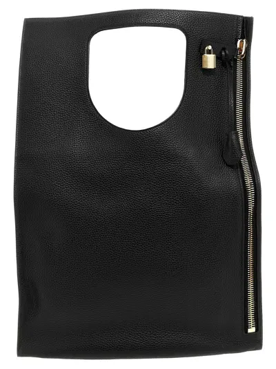 Tom Ford Crazy Grainy Shopping Bag Tote Bag In Black