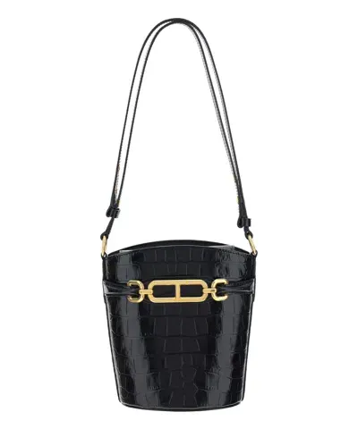 Tom Ford Day Bucket Bag In Black